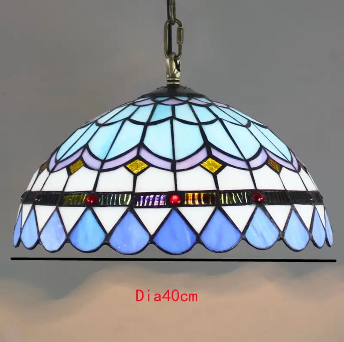 Auriel Stained Glass Pendant Lights With Contemporary Finishes