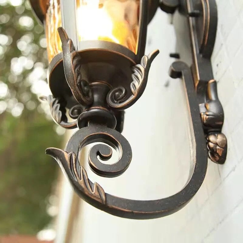 Luminara Courtyard Lantern Outdoor Wall Light Weatherproof Metal