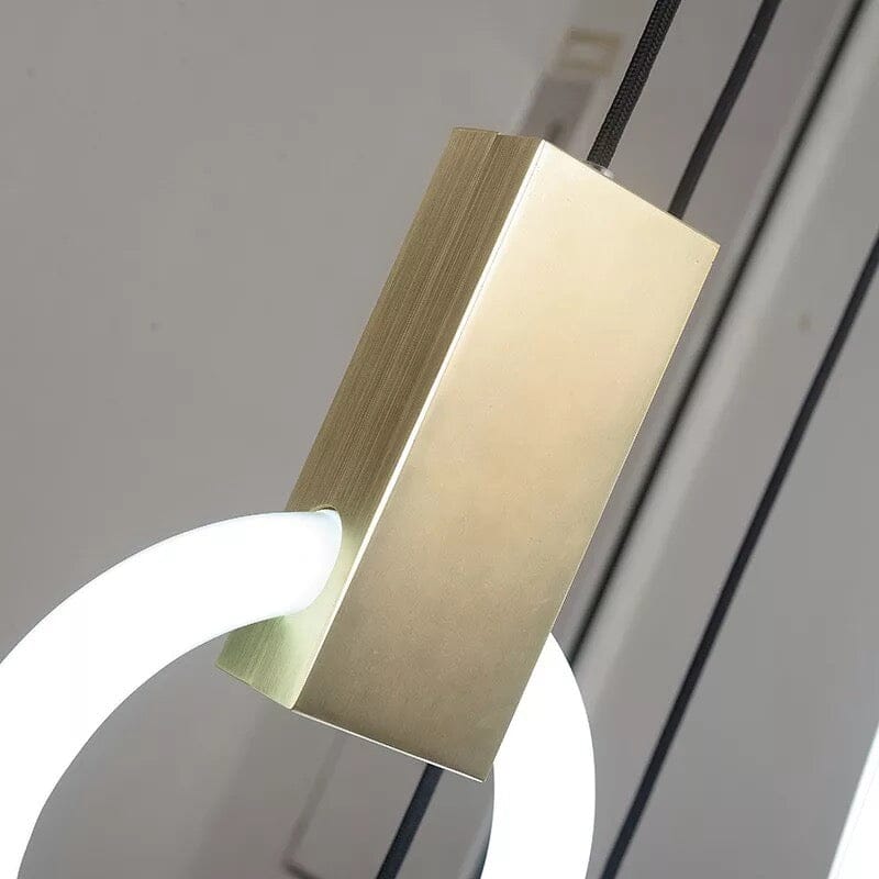 Aurora Halo Pendant Light Suspended Ring Ceiling Fixture