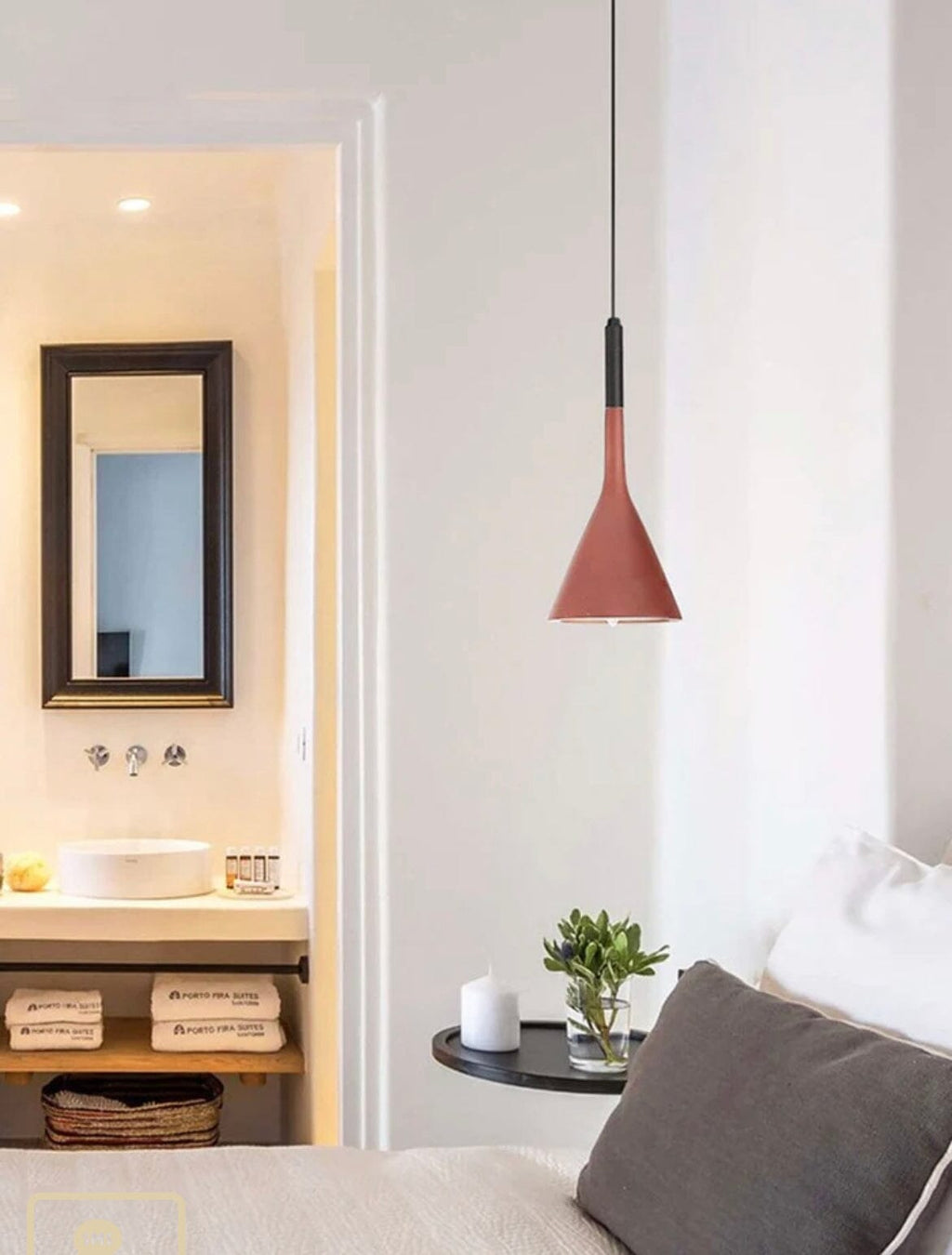 Astrae Minimal Pendant Lights with Downward Light and Adjustable Cord