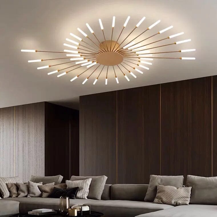Lyra Wand-Style Chandelier Sculptural Centerpiece Lighting