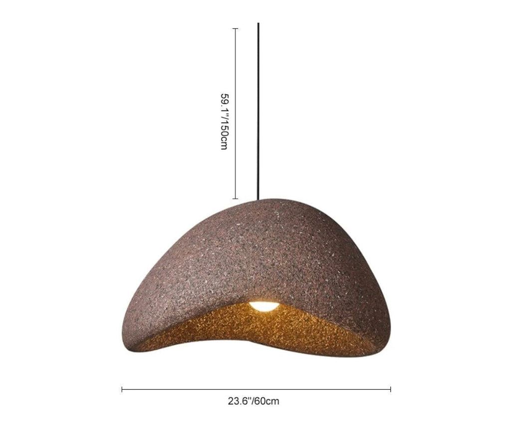 Kairo Speckled Wabi Pendant Light With Soft LED Glow
