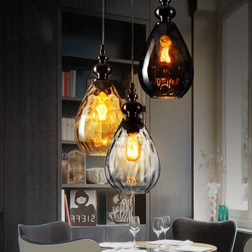 Liora Glass Pendant Lights in Nordic Handmade Style