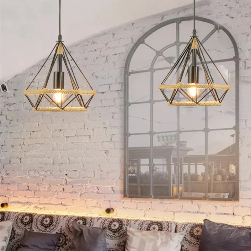 Kestrel Nordic Twine Pendant Light Handcrafted Rustic Glow