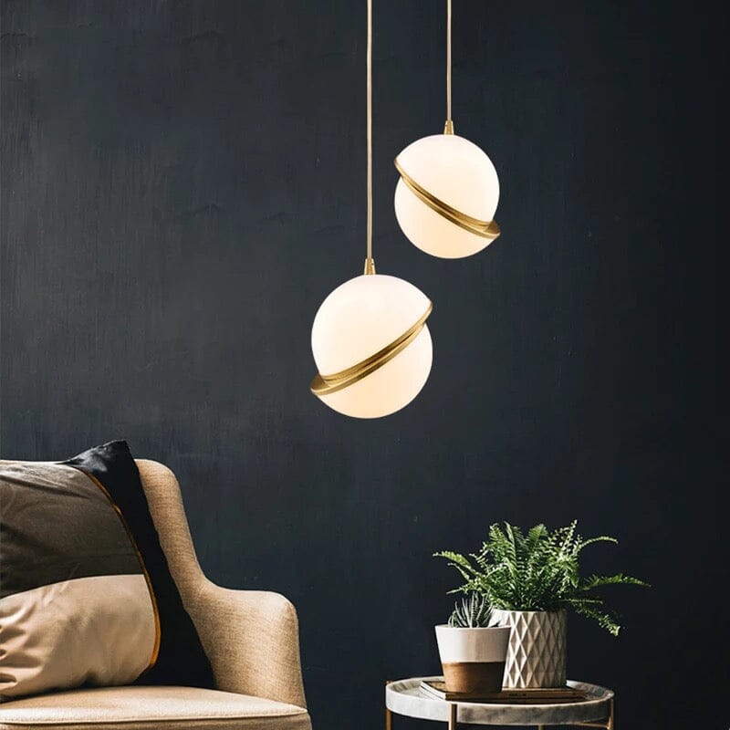 Kairo Orbit Aluminium Pendant Light Celestial Modern Ceiling Fixture