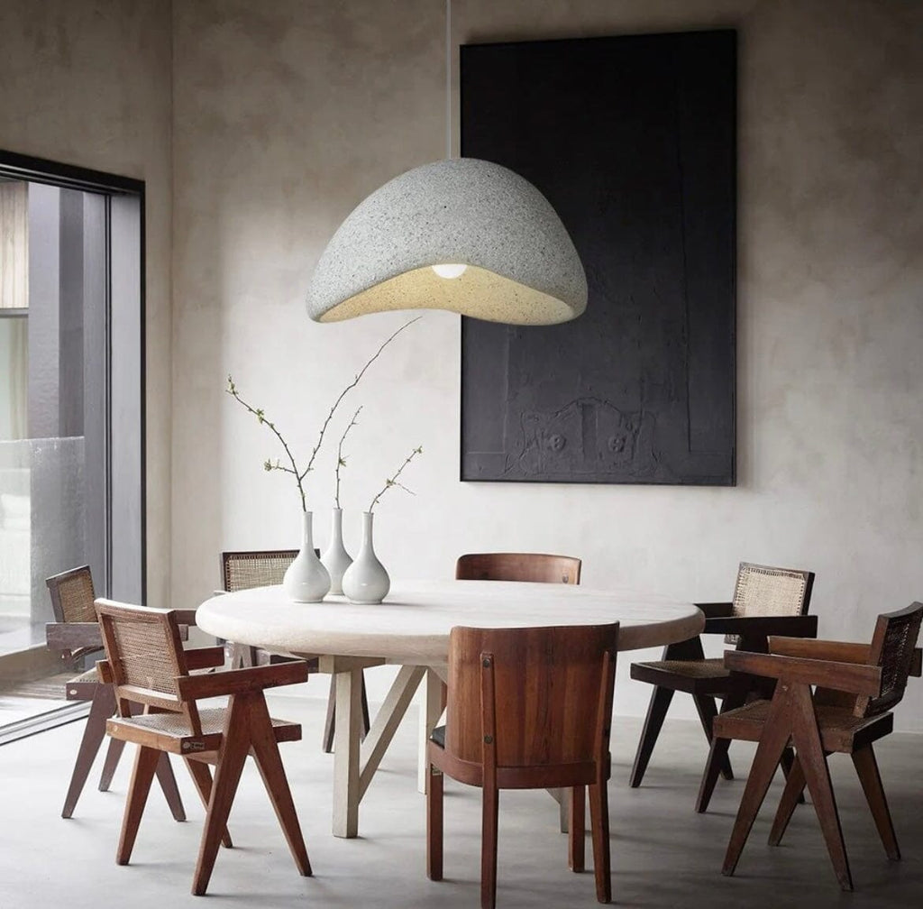 Kairo Speckled Wabi Pendant Light With Soft LED Glow