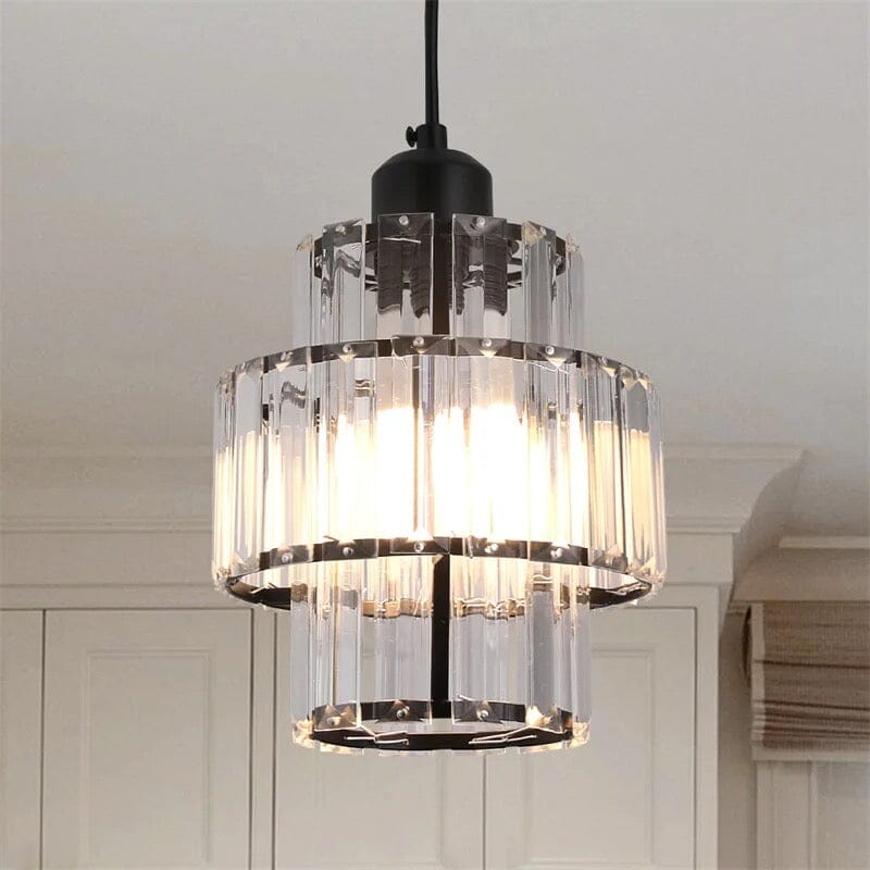 Aurelia Crystal Pendant Lights With Gold Or Black Finish