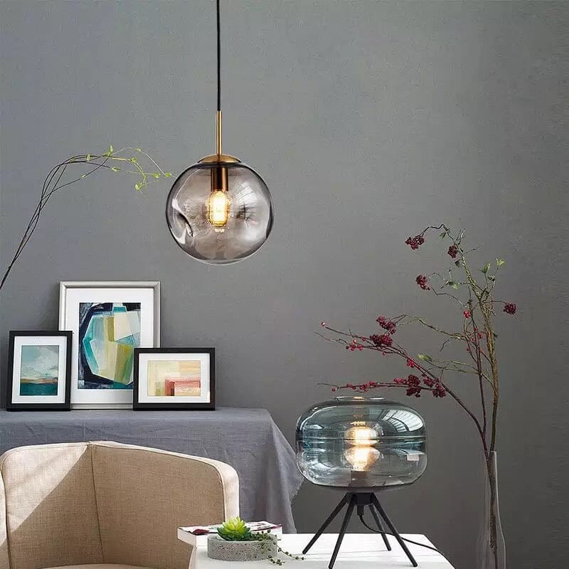 Lumira Glass Pendant Light With Elegant Multitone Finish