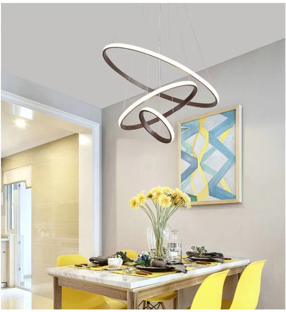 Lyra Ring Chandelier Modern Circular Ceiling Light