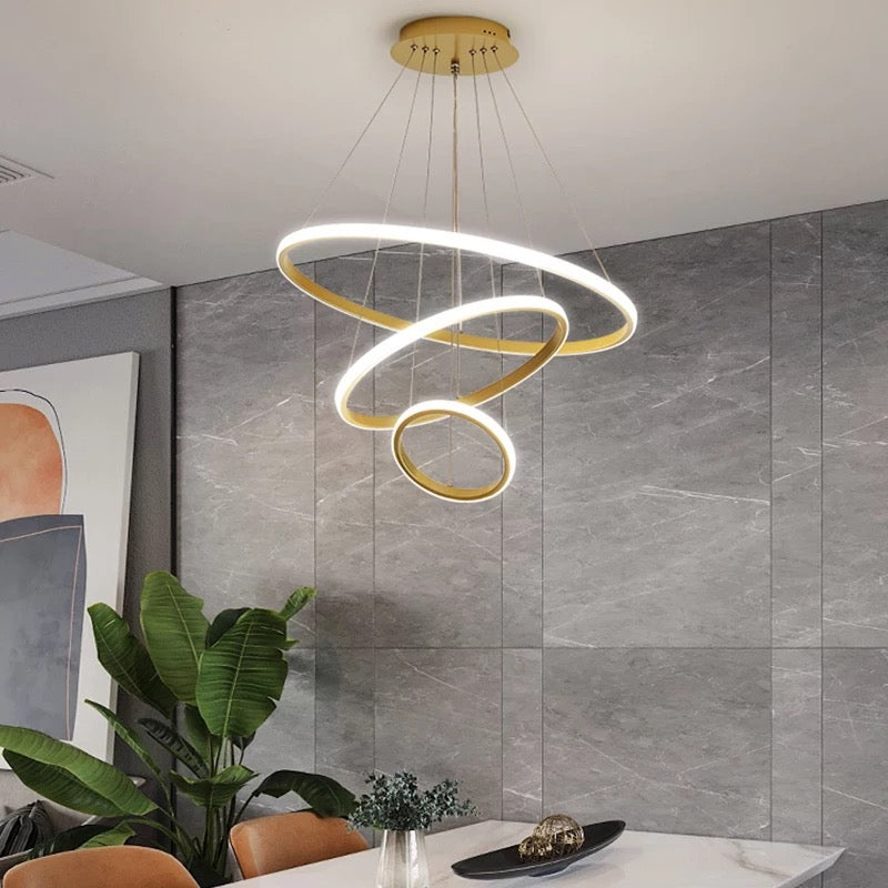 Lyra Ring Chandelier Modern Circular Ceiling Light