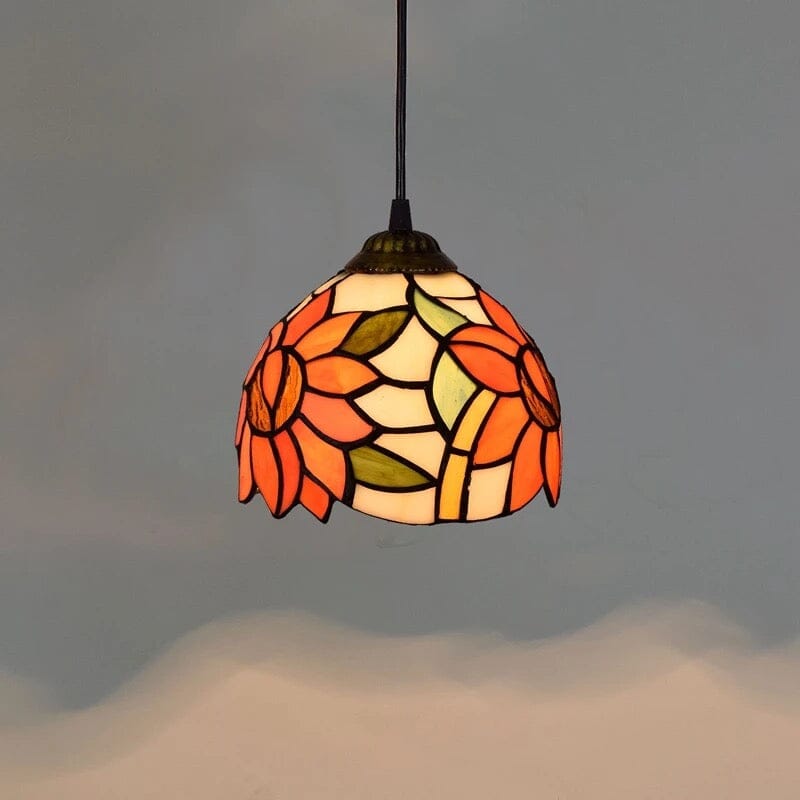 Auriel Stained Glass Pendant Lights With Contemporary Finishes