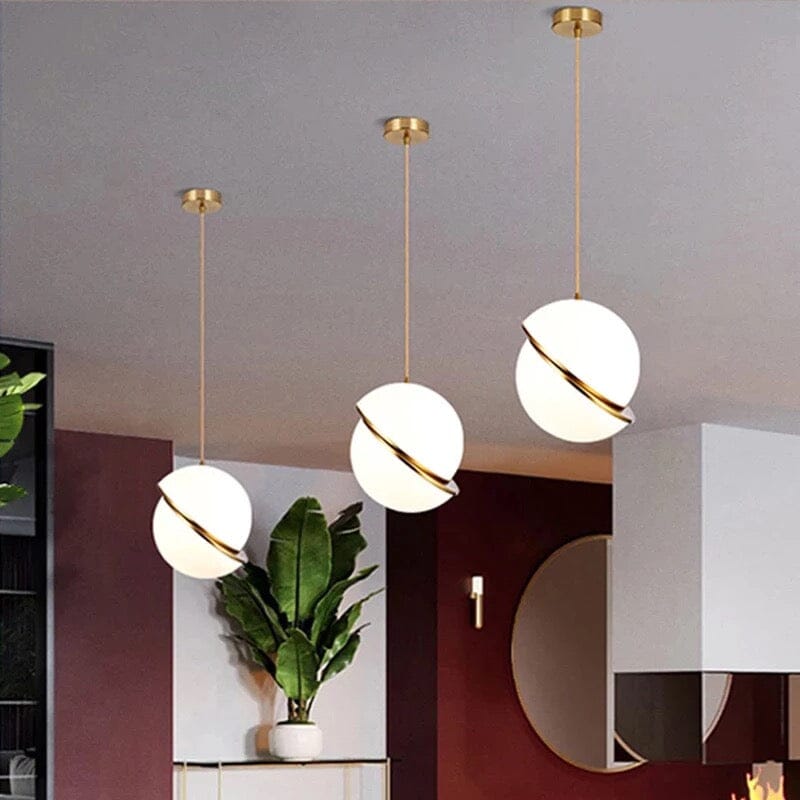 Kairo Orbit Aluminium Pendant Light Celestial Modern Ceiling Fixture