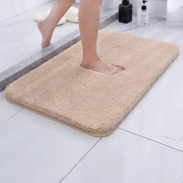 Plush Fur Bath Mat