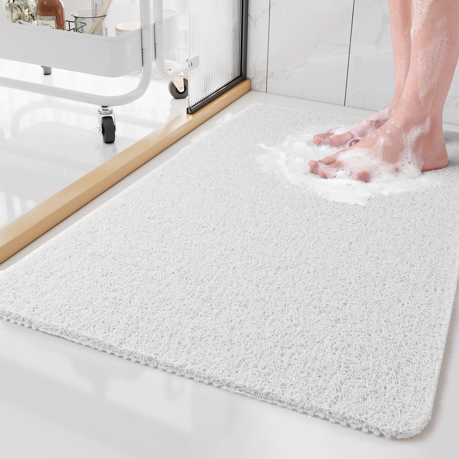 MiraBath Shower Mat | Non-Slip and Soft Underfoot