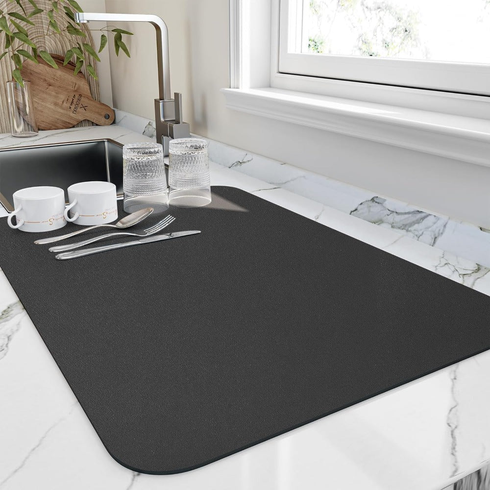Highly Absorbent Quick-Dry Kitchen Dish Mat by Arden
