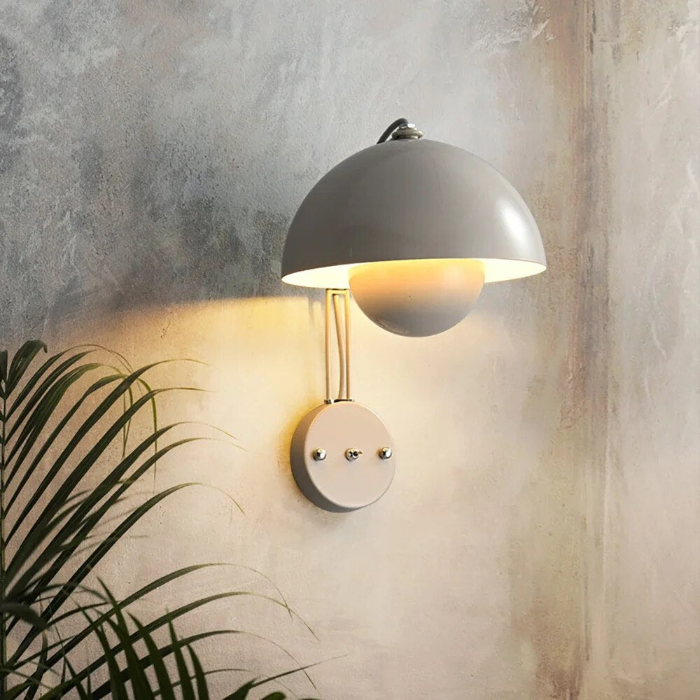 Aurora Bloom Wall Light For Modern Minimal Homes Bedroom Accent Lighting