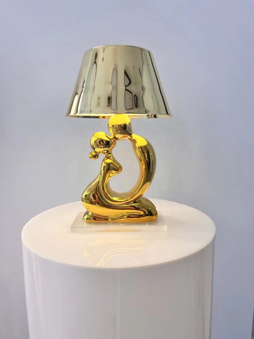 Aurelia Ambient Table Lamp With Gold Or Chrome Finish