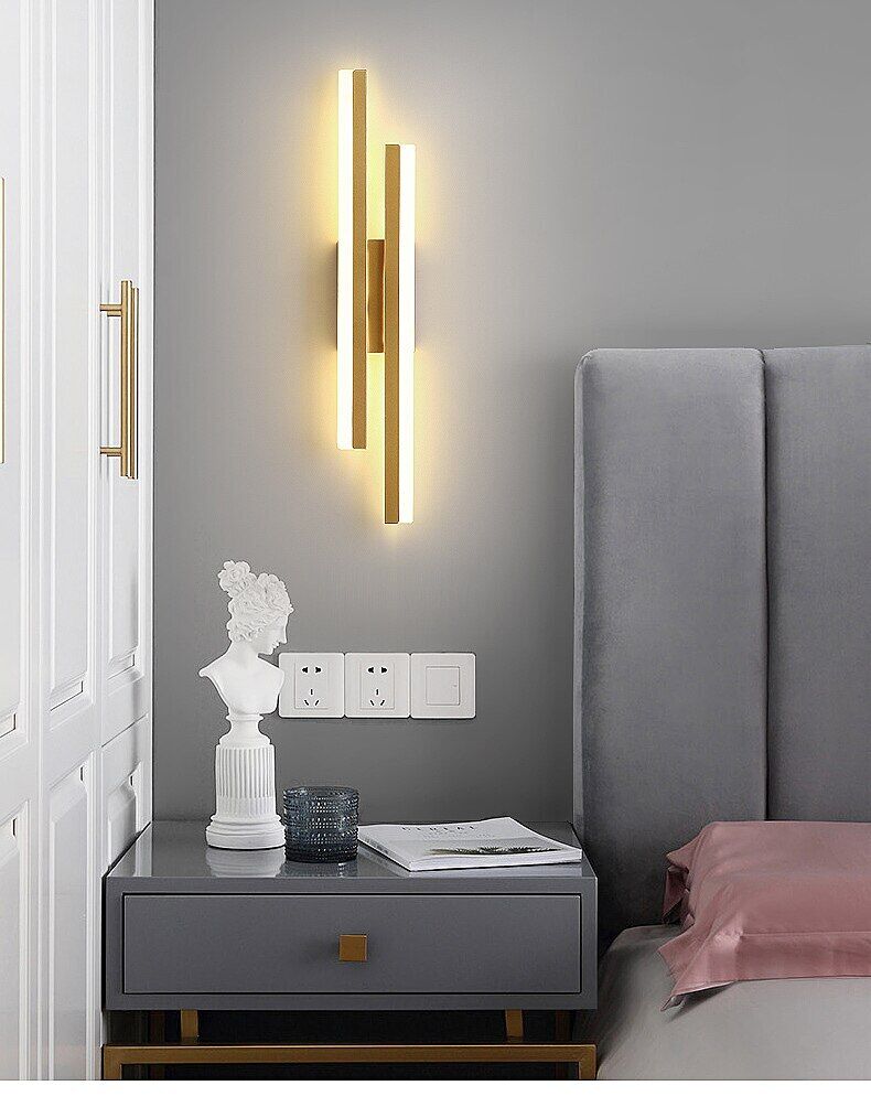 Lindera Long Striped LED Wall Light For Hallways Bedrooms