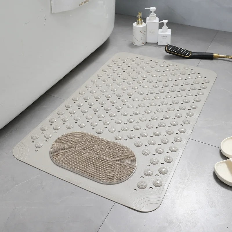 GripEase Shower Mat | Non-Slip with Foot Scrubber
